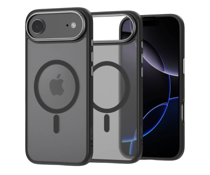 Etui / obudowa na smartfona Tech-Protect Magedge Magsafe do Iphone 17 Air Matte Black/Gunmetal